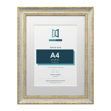 Cassis Cream 40 x 30 cm picture frame with a white mount for an A4 photo