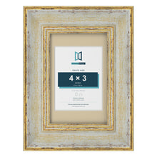Cassis Cream 6 x 4 inch picture frame with an ivory mount for a 4 x 3 inch photo