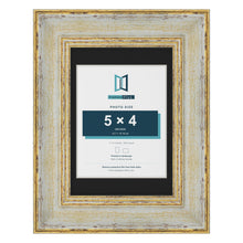 Cassis Cream 7 x 5 inch picture frame with a black mount for a 5 x 4 inch photo