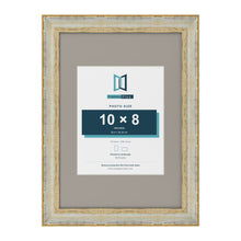 Cassis Cream A3 picture frame with a dawn grey mount for a 10 x 8 inch photo