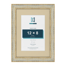 Cassis Cream A3 picture frame with an ivory mount for a 12 x 8 inch photo