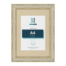 Cassis Cream A3 picture frame with an ivory mount for an A4 photo