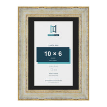 Cassis Cream A4 picture frame with a black mount for a 10 x 6 inch photo