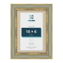 Cassis Green A4 picture frame with an ivory mount for a 10 x 6 inch photo