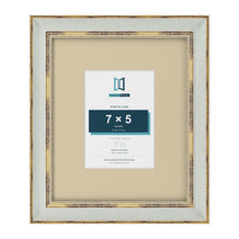 Cassis Light Grey 12 x 10 inch picture frame with an ivory mount for a 7 x 5 inch photo