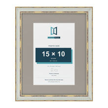 Cassis Light Grey 20 x 16 inch picture frame with a dawn grey mount for a 15 x 10 inch photo