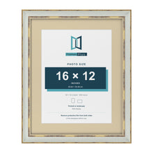 Cassis Light Grey 20 x 16 inch picture frame with an ivory mount for a 16 x 12 inch photo