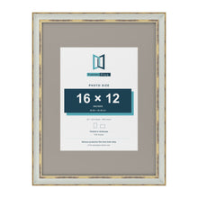 Cassis Light Grey 24 x 18 inch picture frame with a dawn grey mount for a 16 x 12 inch photo