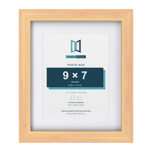 Classic Pine 12 x 10 inch picture frame with a white mount for a 9 x 7 inch photo