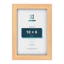 Classic Pine 12 x 8 inch picture frame with a white mount for a 10 x 6 inch photo
