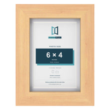 Classic Pine 7 x 5 inch picture frame with a white mount for a 6 x 4 inch photo