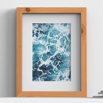 Classic Range Pine Picture, Photo & Poster Frame with White Mount