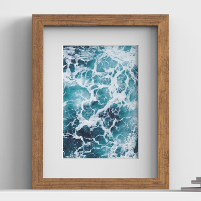 Classic Range Rustic Picture, Photo & Poster Frame with White Mount