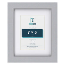 Classic Silver 10 x 8 inch picture frame with a white mount for a 7 x 5 inch photo