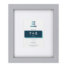 Classic Silver 12 x 10 inch picture frame with a white mount for a 7 x 5 inch photo