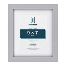 Classic Silver 12 x 10 inch picture frame with a white mount for a 9 x 7 inch photo
