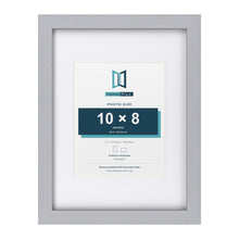 Classic Silver 16 x 12 inch picture frame with a white mount for a 10 x 8 inch photo