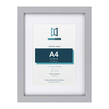 Classic Silver 16 x 12 inch picture frame with a white mount for an A4 photo