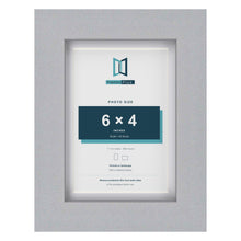 Classic Silver 7 x 5 inch picture frame with a white mount for a 6 x 4 inch photo