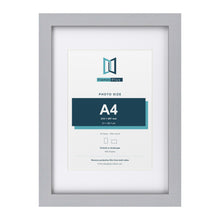 Classic Silver A3 picture frame with a white mount for an A4 photo