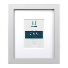 Classic White 12 x 10 inch picture frame with a white mount for a 7 x 5 inch photo