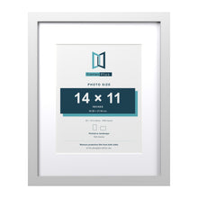 Classic White 20 x 16 inch picture frame with a white mount for a 14 x 11 inch photo