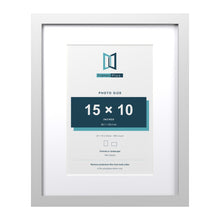 Classic White 20 x 16 inch picture frame with a white mount for a 15 x 10 inch photo