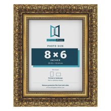 Dahlia Gold picture frame for a 152 x 203 mm photo