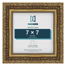 Dahlia Gold picture frame for a 178 x 178 mm photo
