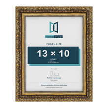 Dahlia Gold picture frame for a 254 x 330 mm photo