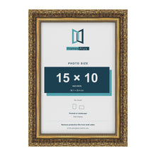 Dahlia Gold picture frame for a 254 x 381 mm photo