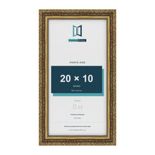 Dahlia Gold picture frame for a 254 x 508 mm photo