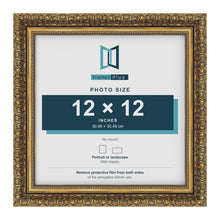Dahlia Gold picture frame for a 305 x 305 mm photo