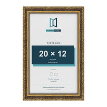 Dahlia Gold picture frame for a 305 x 508 mm photo