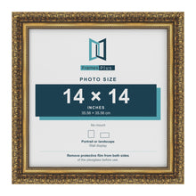 Dahlia Gold picture frame for a 356 x 356 mm photo