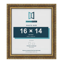 Dahlia Gold picture frame for a 356 x 406 mm photo