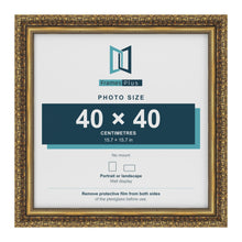 Dahlia Gold picture frame for a 400 x 400 mm photo