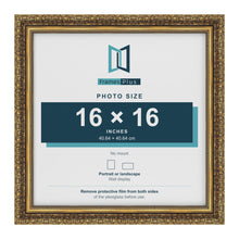 Dahlia Gold picture frame for a 406 x 406 mm photo