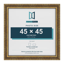 Dahlia Gold picture frame for a 450 x 450 mm photo