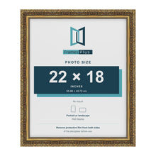 Dahlia Gold picture frame for a 457 x 559 mm photo
