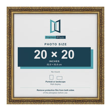 Dahlia Gold picture frame for a 508 x 508 mm photo
