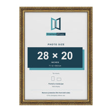 Dahlia Gold picture frame for a 508 x 711 mm photo