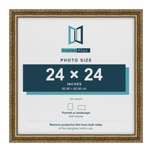 Dahlia Gold picture frame for a 610 x 610 mm photo