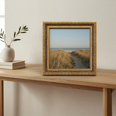 Dahlia Range Gold Picture, Photo & Poster Frame