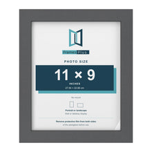 Dark Grey picture frame for a 11 x 9 inch photo