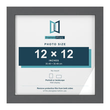 Dark Grey picture frame for a 12 x 12 inch photo