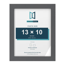 Dark Grey picture frame for a 13 x 10 inch photo