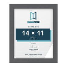 Dark Grey picture frame for a 14 x 11 inch photo