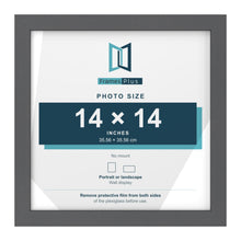Dark Grey picture frame for a 14 x 14 inch photo