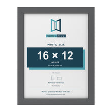 Dark Grey picture frame for a 16 x 12 inch photo